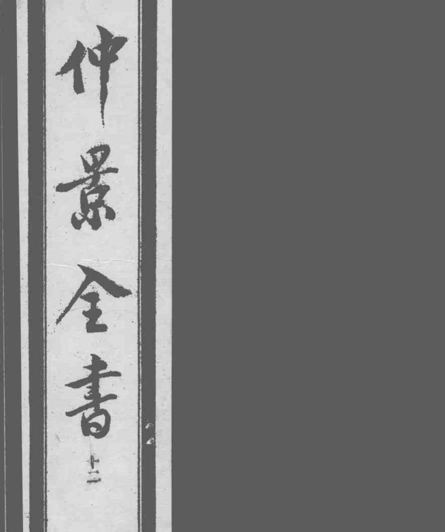 仲景全书  12